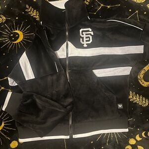 Sf giants corduroy zip up